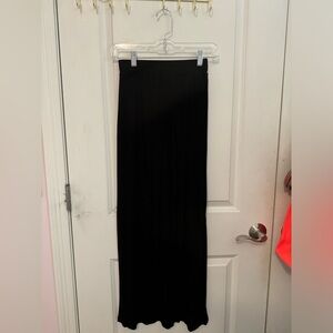 black maxi skirt